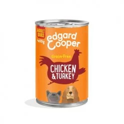 Edgard & Cooper Chicken & Turkey Grain Free Tins Wet Adult Dog Food