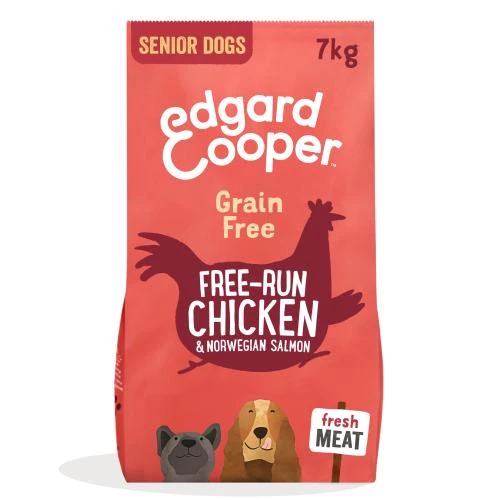 Edgard & Cooper Chicken & Norwegian Salmon Grain Free Senior Dog Food