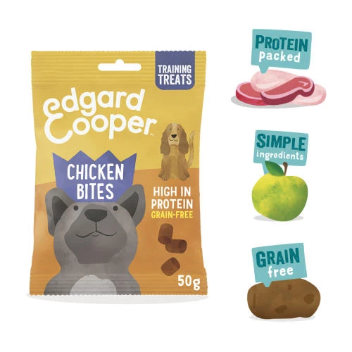 Edgard & Cooper Champion Chicken Bites Dog Treats - Image 2