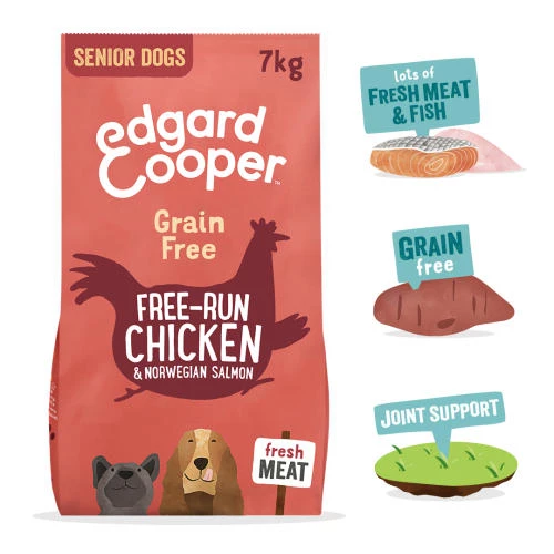 Edgard & Cooper Chicken & Norwegian Salmon Grain Free Senior Dog Food - Image 2