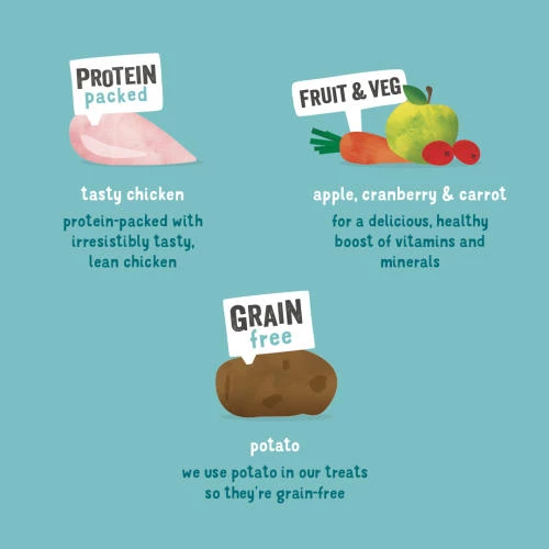 Edgard & Cooper Choice Chicken Busy Day Bar Dog Treat - Image 3