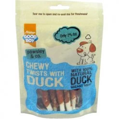 Good Boy Pawsley & Co Chewy Twists With Duck Dog Treats