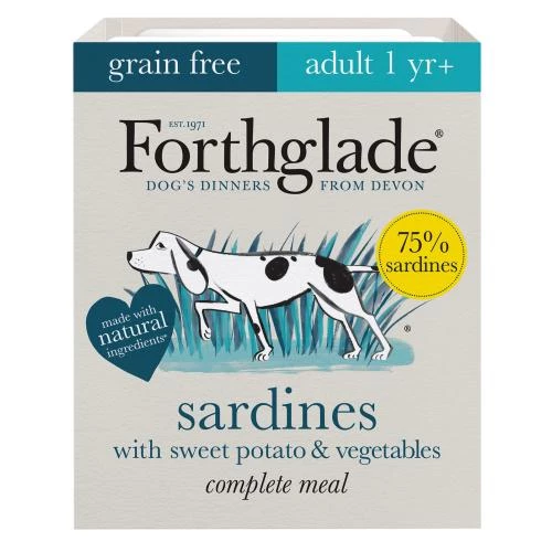 Forthglade Grain Free Complete Sardines With Sweet Potato Adult Wet Dog Food - Image 2
