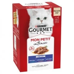 Gourmet Mon Petit Intense Fine Cuts Fish Selection Wet Adult Cat Food