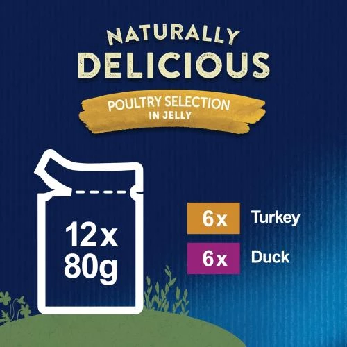 Felix Naturally Delicious Poultry Selection In Jelly Adult Cat Food - Image 6
