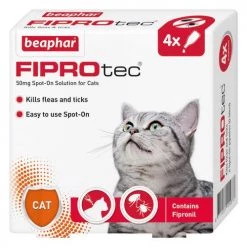 Beaphar FIPROtec Flea & Tick Spot On Treatment For Cats
