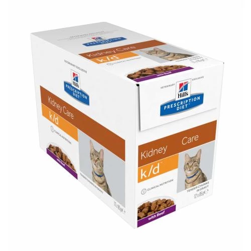 Hills Prescription Diet Feline KD Kidney Care Pouches - Image 2