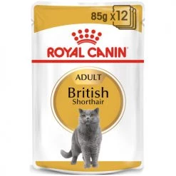 Royal Canin British Shorthair In Gravy Adult Wet Cat Food Pouches