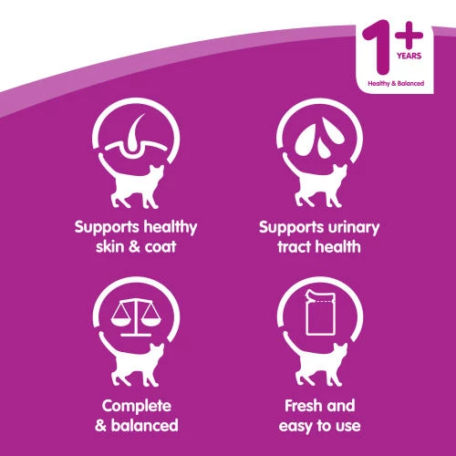 Whiskas 1+ Fish & Meaty Selection In Jelly Wet Adult Cat Food - Image 4