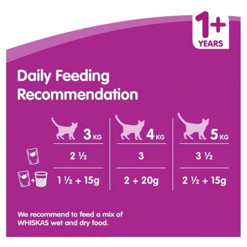 Whiskas 1+ Fish & Meaty Selection In Jelly Wet Adult Cat Food - Image 2