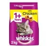 Whiskas 1+ Complete Chicken Dry Adult Cat Food