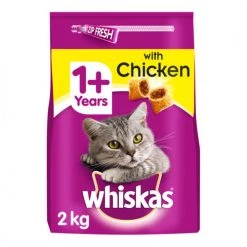 Whiskas 1+ Complete Chicken Dry Adult Cat Food