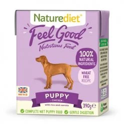 Naturediet Feel Good Chicken Puppy Wet Dog Food Cartons