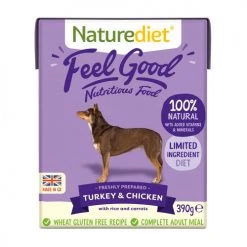 Naturediet Feel Good Turkey & Chicken Wet Adult Dog Food Cartons