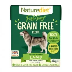 Naturediet Feel Good Grain Free Lamb Wet Adult Dog Food Cartons