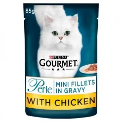 Gourmet Perle Mini Chicken Fillets Cat Food