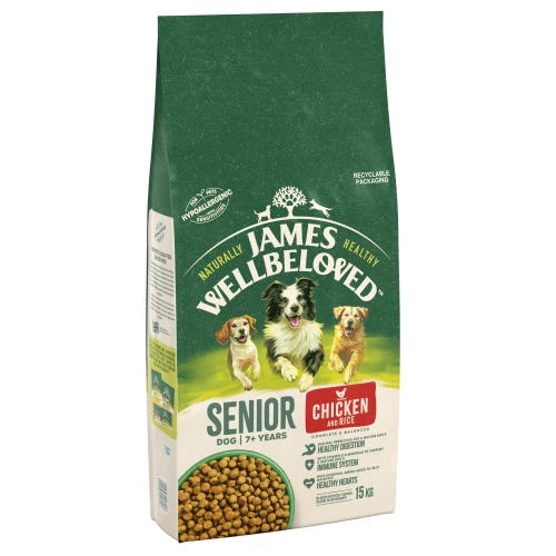James Wellbeloved Senior Chicken & Rice Dry Dog Food - Image 2