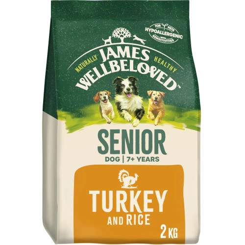 James Wellbeloved Turkey & Rice Dry Senior Dog Food