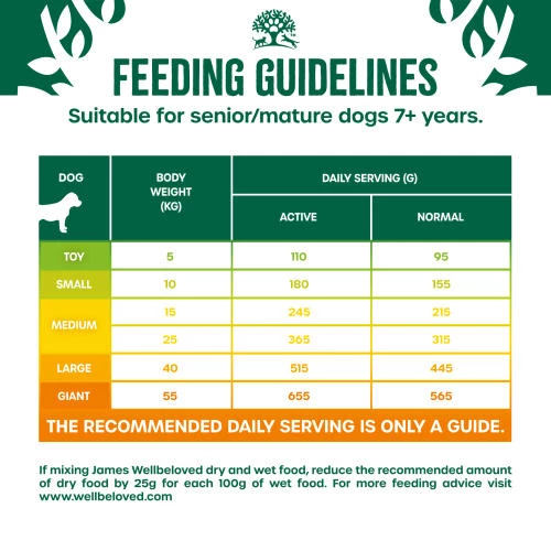 James Wellbeloved Grain Free Lamb & Vegetables Senior Dry Dog Food - Image 4