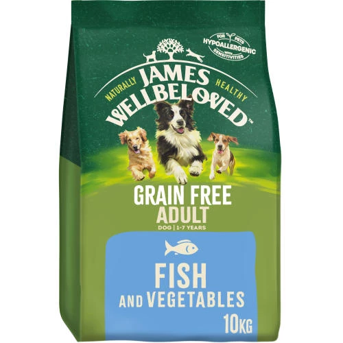 James Wellbeloved Grain Free Fish & Vegetables Dry Adult Dog Food