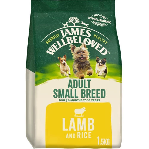 James Wellbeloved Lamb & Rice Small Breed Dry Adult Dog Food