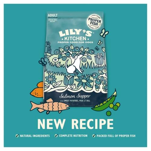 Lily's Kitchen Lilys Kitchen Salmon Supper Complete Dry Food For Dogs - Image 2