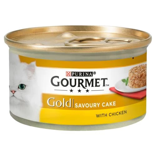 Gourmet Gold Savoury Cake Chicken Wet Adult Cat Food - Image 2