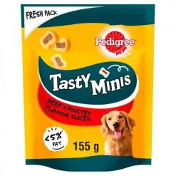 Pedigree Tasty Minis Chewy Slices Beef & Poultry Adult Dog Treats