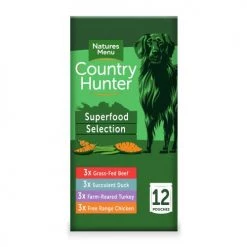 Natures Menu Country Hunter Superfood Selection Adult Dog Pouches