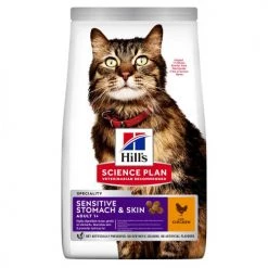 Hills Science Plan Adult Sensitive Stomach & Skin Dry Cat Food Chicken