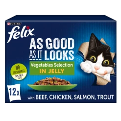 Felix As Good As It Looks 1+ Vegetable Selection Cat Food