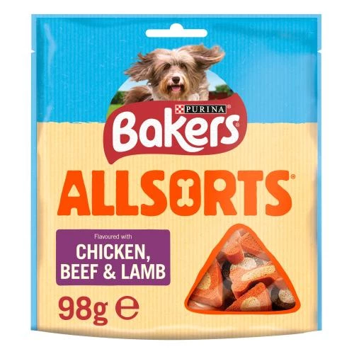 Bakers Allsorts Chicken & Beef Dog Treats