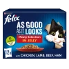 Felix As Good As It Looks 1+ Meaty Selection In Jelly Cat Food