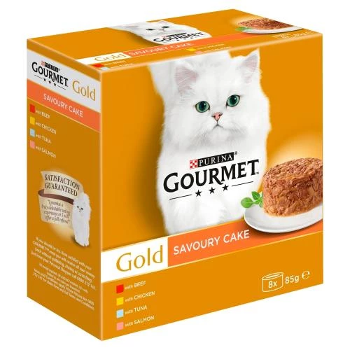 Gourmet Gold Meat & Fish Savoury Cake Adult Cat Food - Image 3