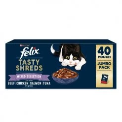 Felix Tasty Shreds Mixed Selection In Gravy Adult Cat Food