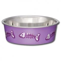 Loving Pets Bella Bowls Purple Cat Bowl