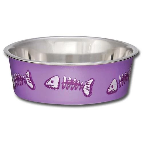 Loving Pets Bella Bowls Purple Cat Bowl