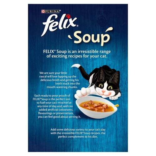 Felix Fish Selection Soup Wet Cat Food - Image 3