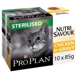 PURINA PRO PLAN PRO PLAN NUTRISAVOUR Sterilised Chicken In Gravy Adult Cat Food