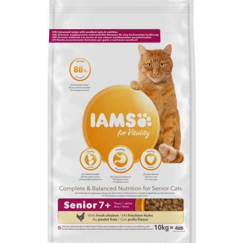 IAMS For Vitality Senior Chicken Dry Cat Food