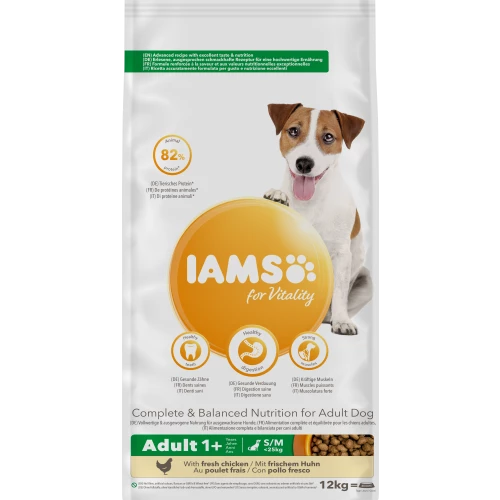 IAMS For Vitality Chicken Small & Medium Breed Adult Dry Dog Food