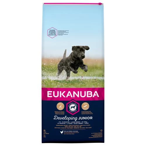 Eukanuba Developing Junior Chicken Large Breed Dog Food