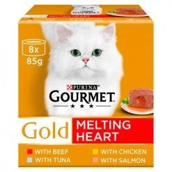 Gourmet Gold Melting Heart Meat & Fish Multipack Adult Cat Food