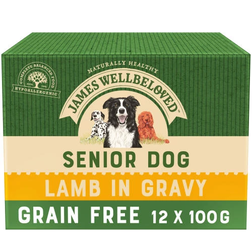 James Wellbeloved Lamb Senior Dog Grain Free Pouches