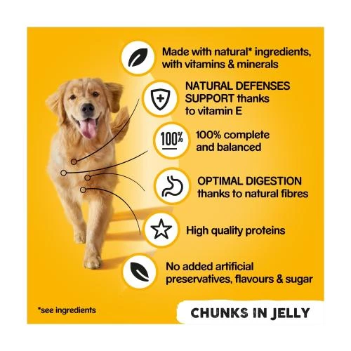 Pedigree Meaty Meals In Jelly Wet Adult Dog Food - Image 4