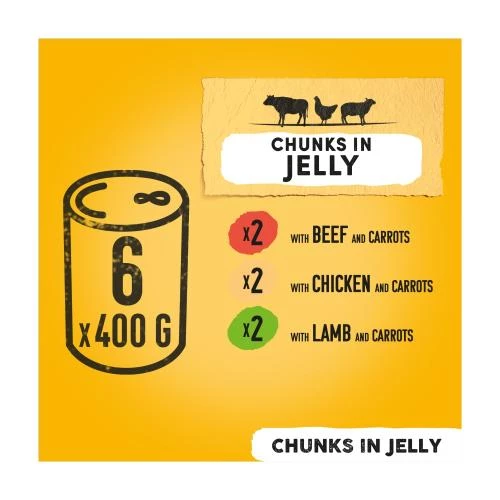 Pedigree Meaty Meals In Jelly Wet Adult Dog Food - Image 6