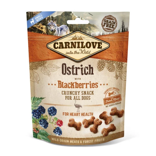 Carnilove Crunchy Ostrich With Blackberries And Fresh Meat Dog Treat
