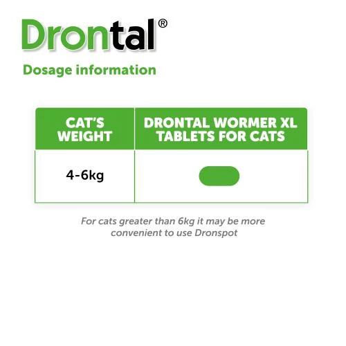 Drontal Worming Tablets For Large Cats Over 4kg - Image 4