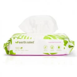 Earth Rated Lavender Scented Compostable Dog Wipes