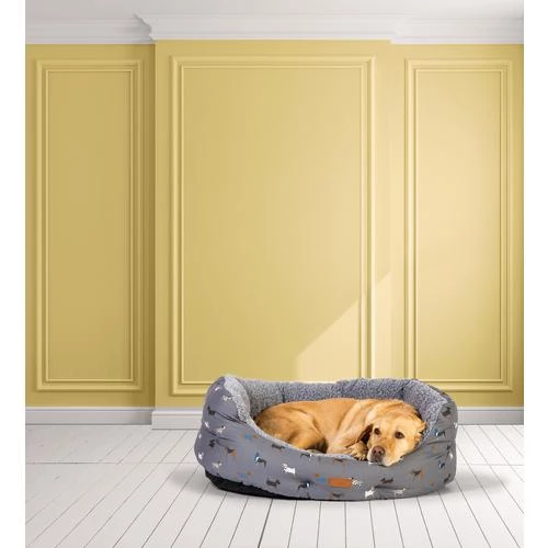 FatFace Marching Dogs Deluxe Slumber Dog Bed - Image 3